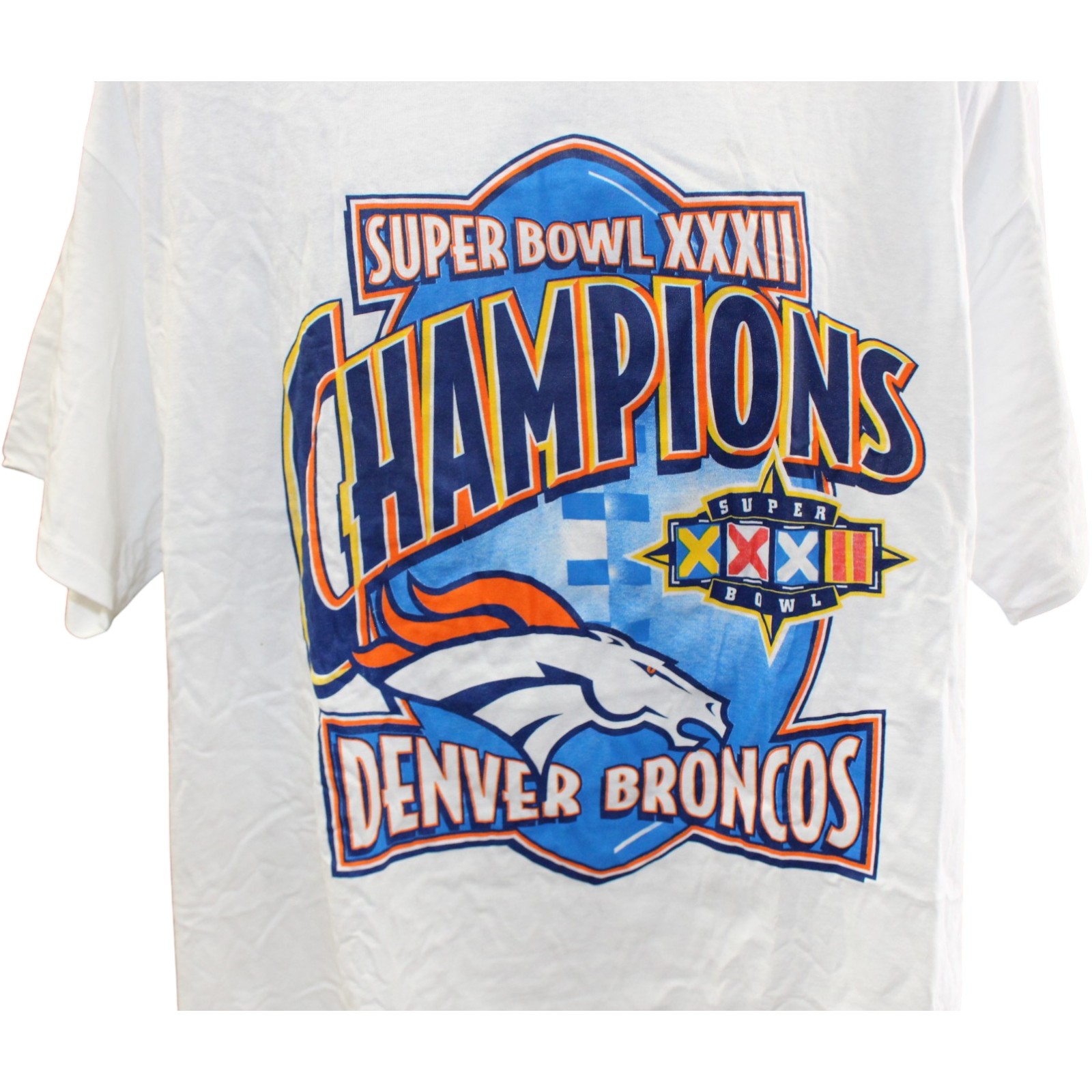 Denver Broncos Super Bowl XXXII Champions Mens Sz XL 850 KOA T-Shirt 55512 2 Denver Broncos Super Bowl XXXII Champions Mens Sz XL 850 KOA T-Shirt 55512
