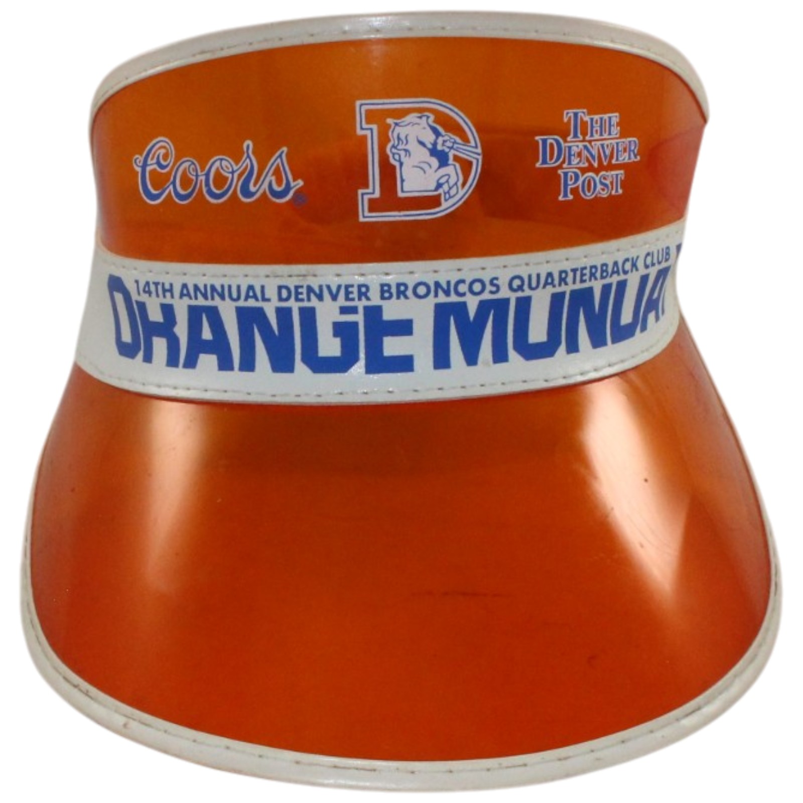 Denver Broncos Vintage Quarterback Club Visor Hat 55731