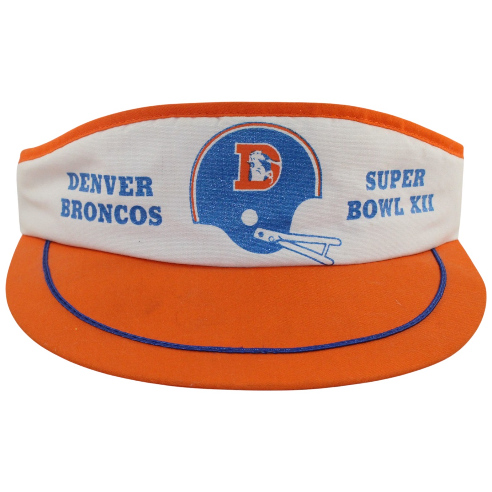 Denver Broncos Super Bowl XII Vintage Visor Hat 55729