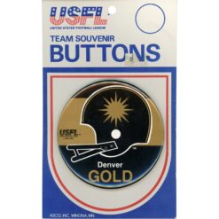 Denver Gold USFL 1982 Team Souvenir Button Vintage Collectible 57996