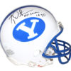Ty Detmer Autographed/Signed BYU Cougars Mini Helmet Heisman JSA 24555