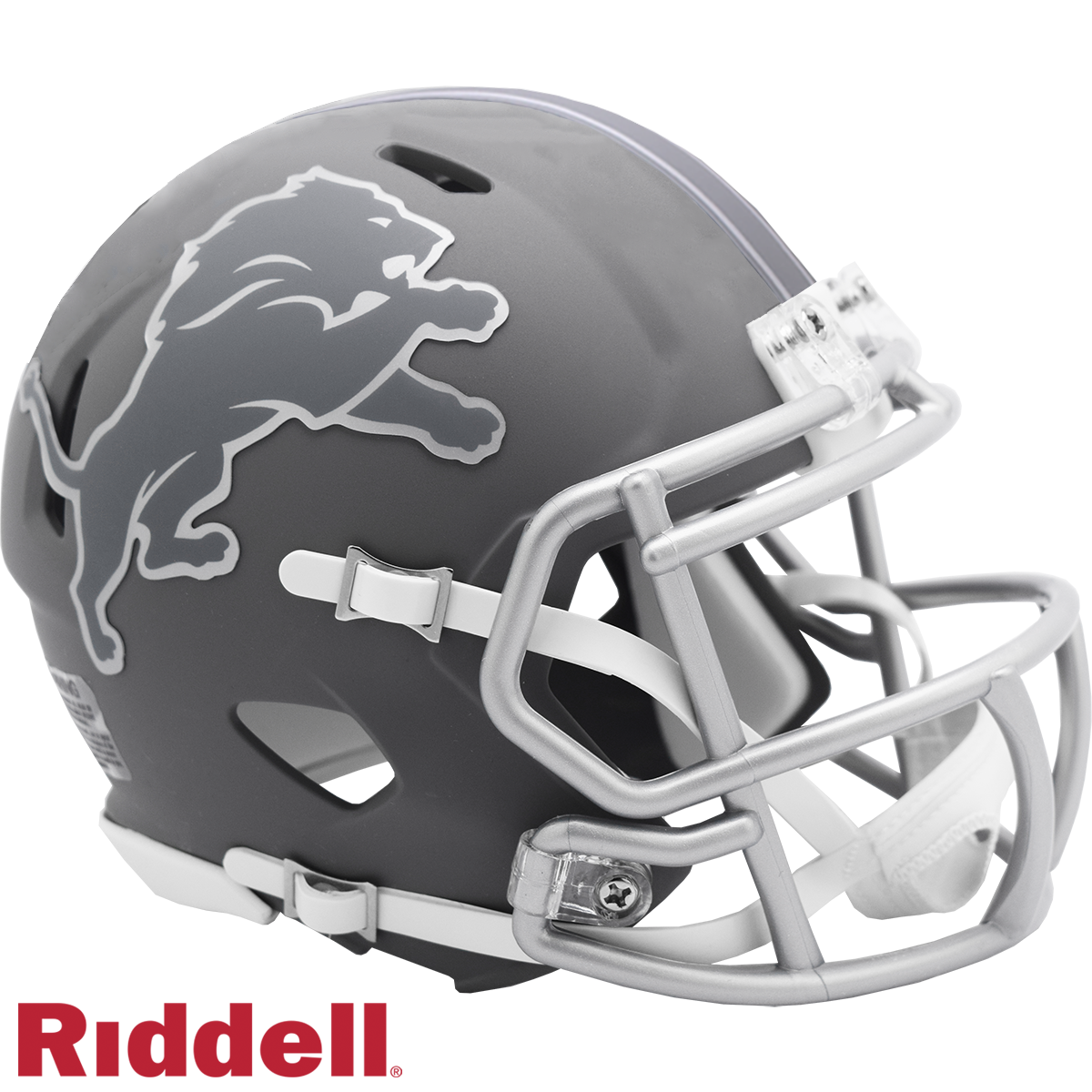 Detroit Lions Slate Riddell Mini Helmet New In Box 42124