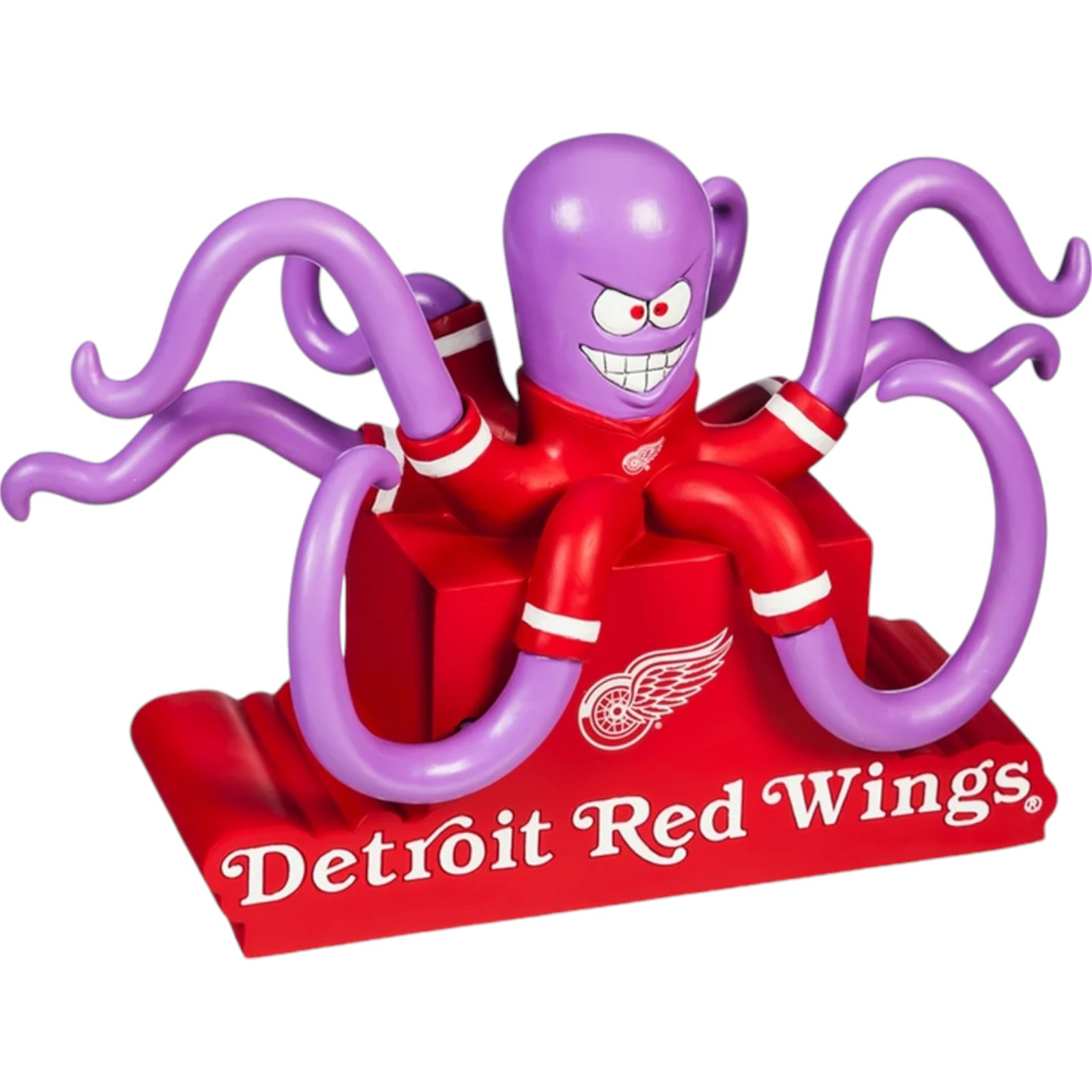 Detroit Red Wings Mascot Statue Evergreen New 12876