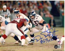 David Diaz Infante Autographed Denver Broncos 8x10 Photo XXXII Beckett 55805