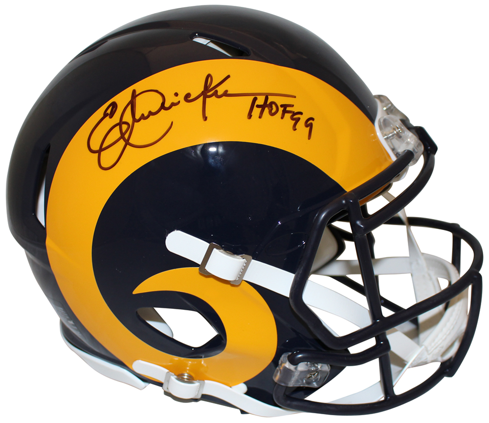 Eric Dickerson Signed Los Angeles Rams Authentic 81-99 Helmet Beckett