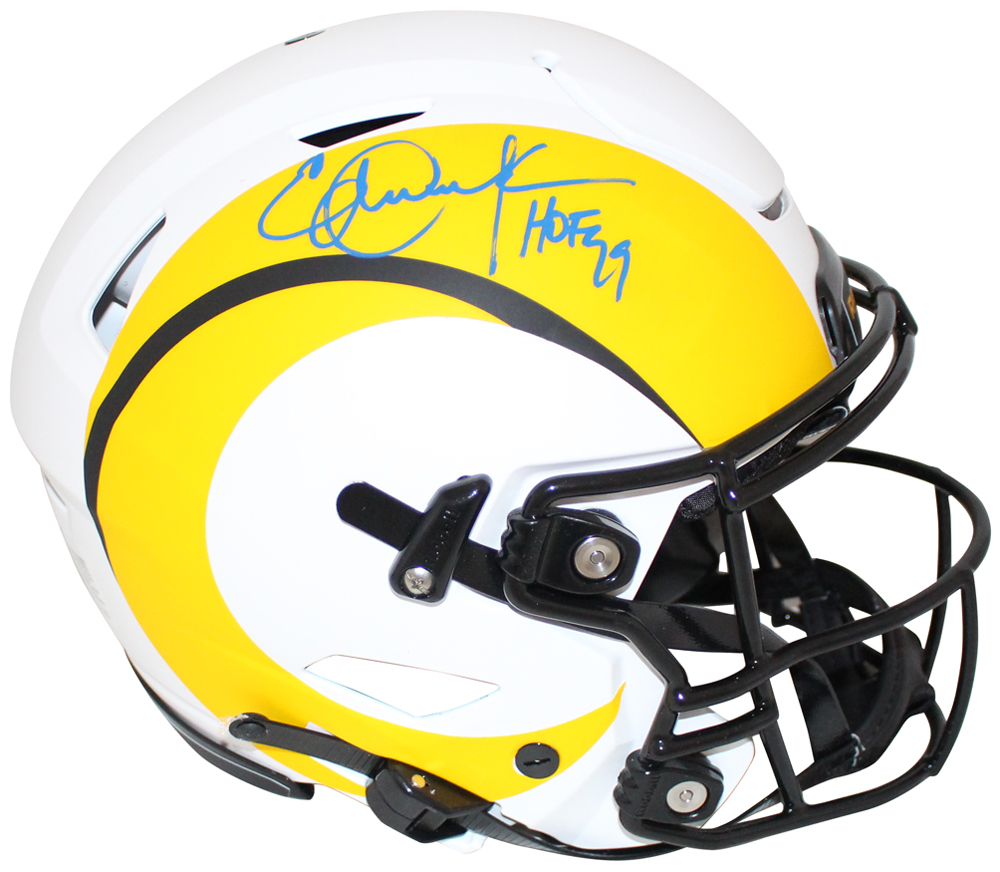 Eric Dickerson Signed Los Angeles Authentic Lunar Speed Flex Helmet BAS
