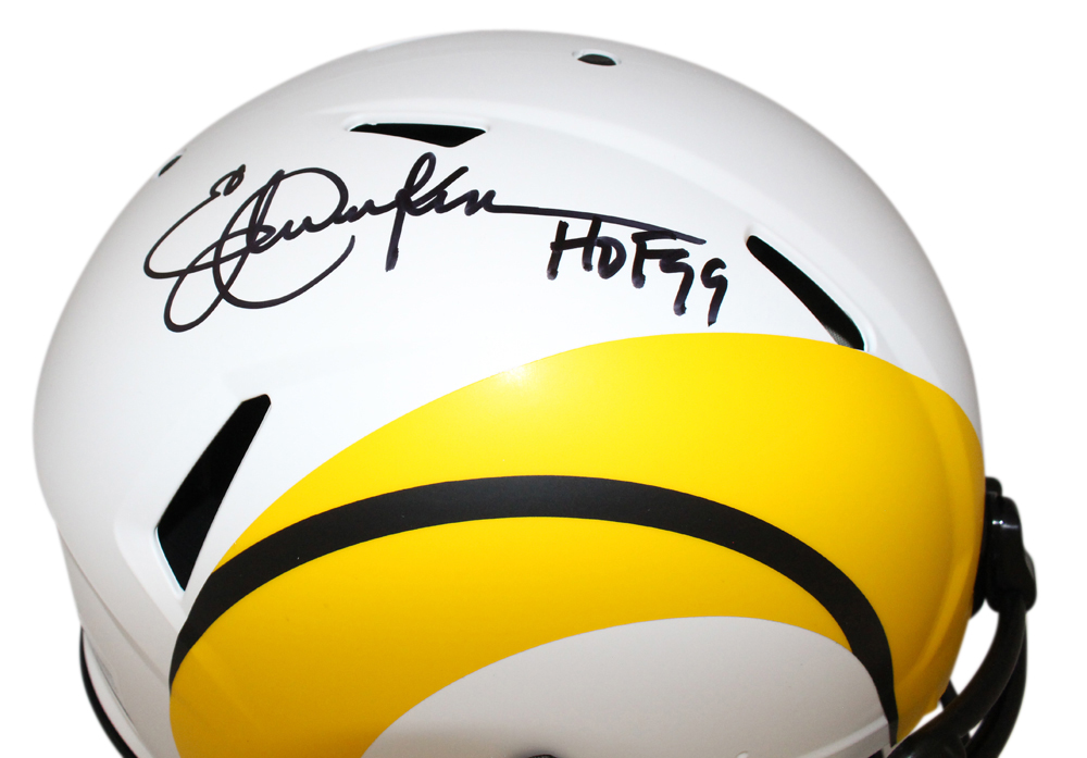 Eric Dickerson Signed Los Angeles Rams Lunar Authentic Helmet Beckett
