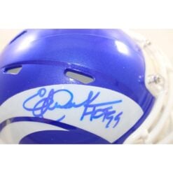 Eric Dickerson Autographed Los Angeles Rams Helmet Mini Alt 26 Beckett W 58806
