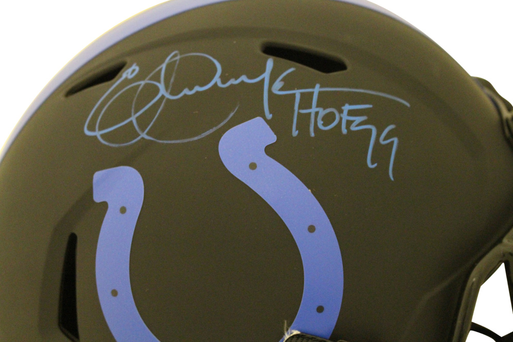 Eric Dickerson Autographed Indianapolis Colts F/S Eclipse Helmet HOF BAS 28122
