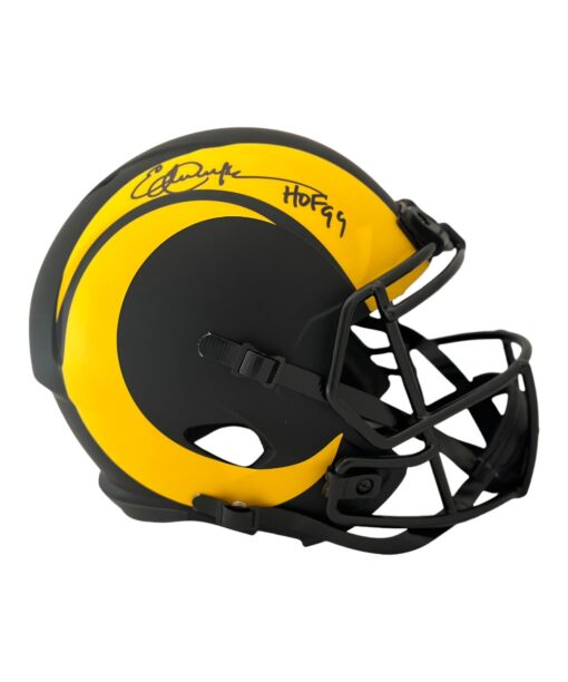 Eric Dickerson Signed Los Angeles Rams Eclipse F/S HOF Helmet Beckett