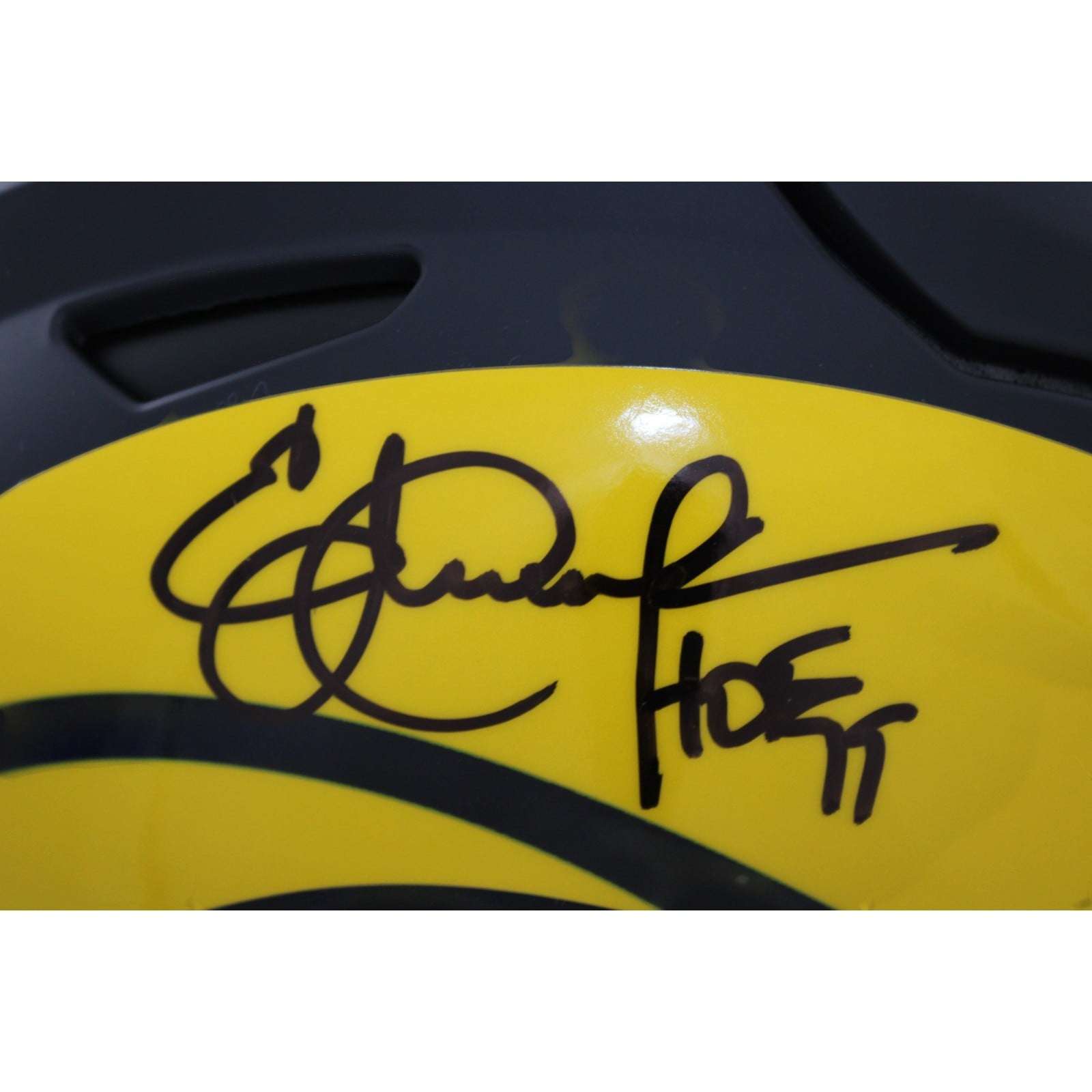 Eric Dickerson Signed Los Angeles Rams Helmet Speedflex Rival Beckett WIT 58823 2 Eric Dickerson Signed Los Angeles Rams Helmet Speedflex Rival Beckett WIT 58823