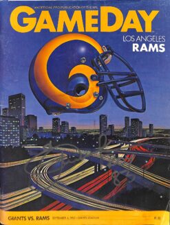 Eric Dickerson Signed Los Angeles Rams 09/04/83 Magazine Beckett 