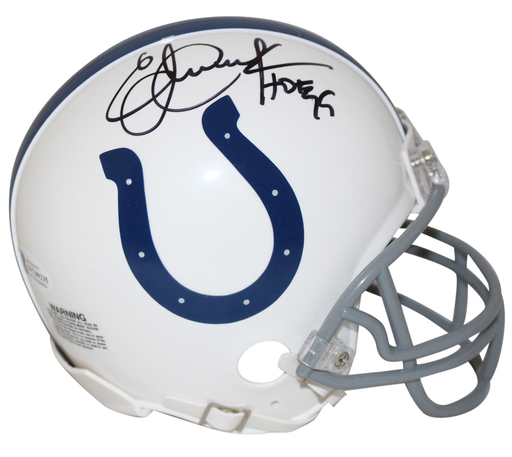 Eric Dickerson Autographed/Signed Indianapolis Colts Mini Helmet HOF BAS 28119