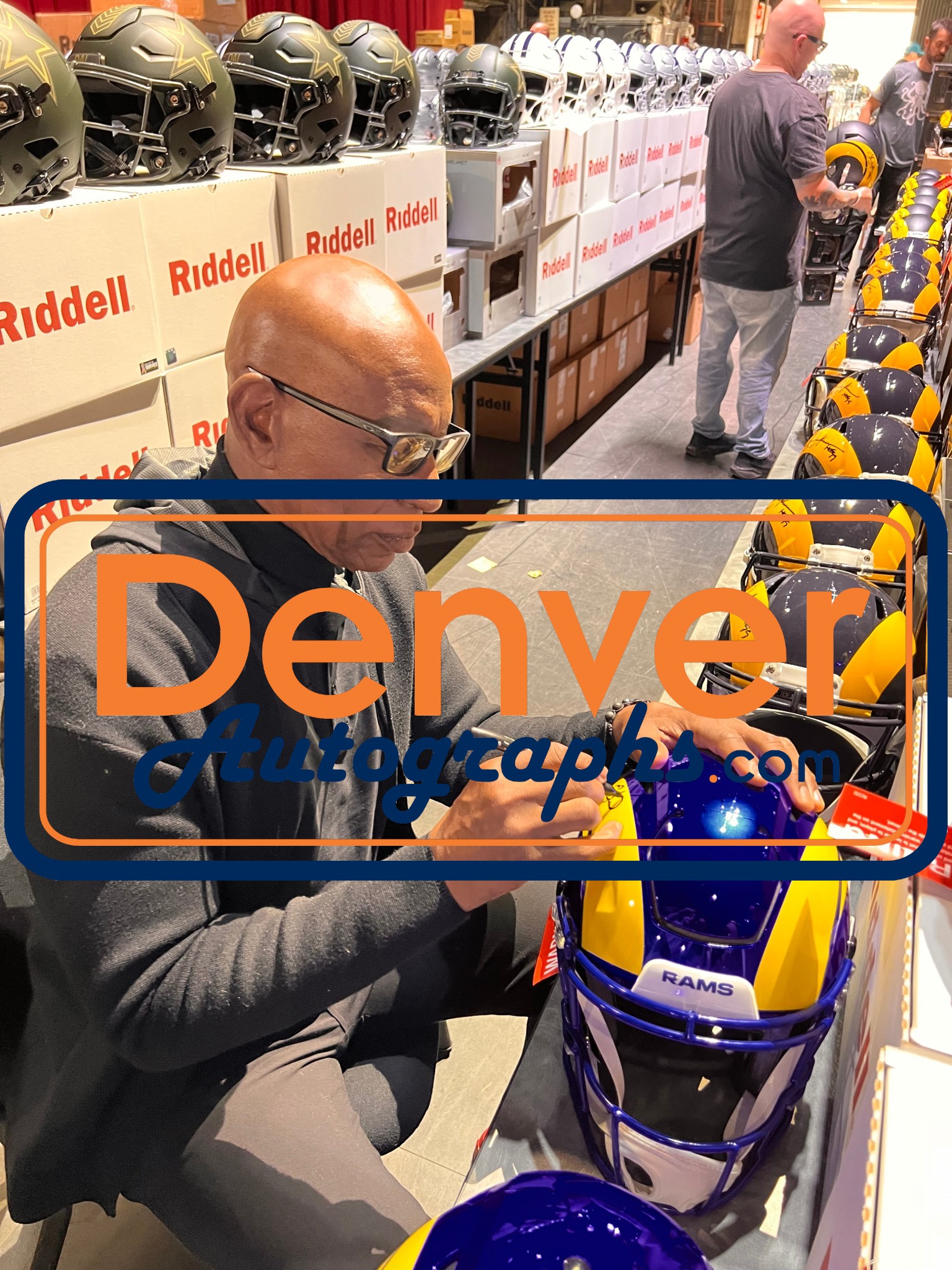 Eric Dickerson Autographed Los Angeles Rams SpeedFlex Helmet Beckett WIT 55261 7 Eric Dickerson Autographed Los Angeles Rams SpeedFlex Helmet Beckett WIT 55261