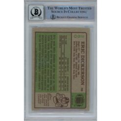 Eric Dickerson Autographed 1984 Topps 280 Card HOF 10 Grade Beckett 47054