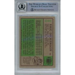 Eric Dickerson Autographed 1984 Topps 280 Card HOF 10 Grade Beckett 47051