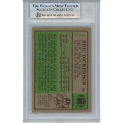 Eric Dickerson Autographed/Signed 1984 Topps #280 Trading Card Beckett 52913