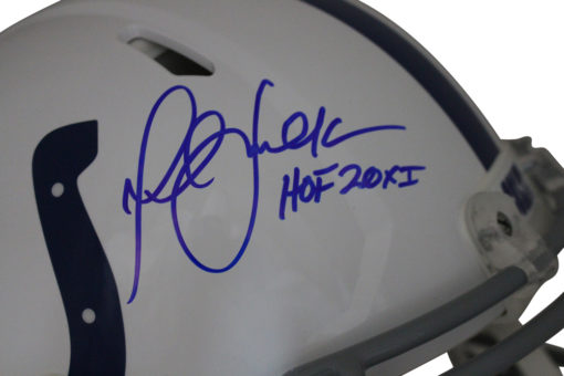 Eric Dickerson & Marshall Faulk Signed Colts Authentic Speed Helmet BAS 25667