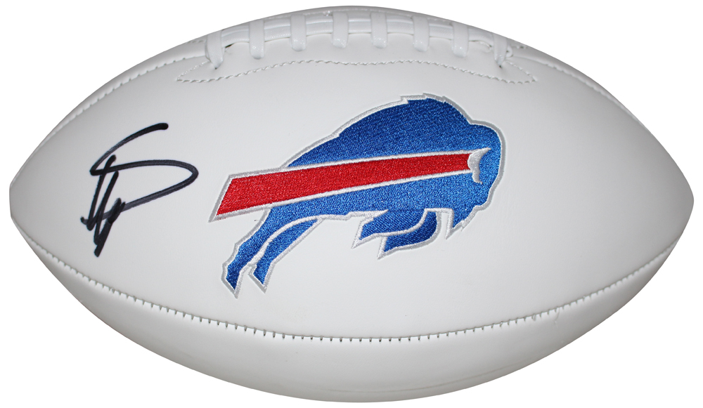 Stefon Diggs Autographed/Signed Buffalo Bills Logo Football BAS