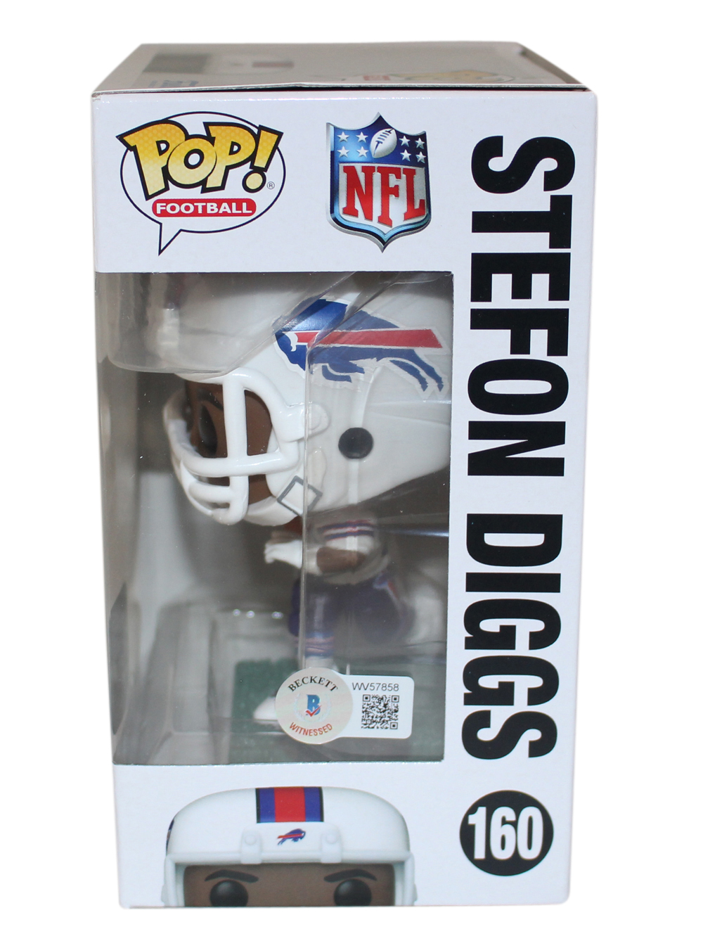 Stefon Diggs Autographed Buffalo Bills NFL Funko Pop! #160 Beckett