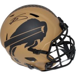 Stefon Diggs Signed Buffalo Bills F/S 23 Salute Helmet Beckett 