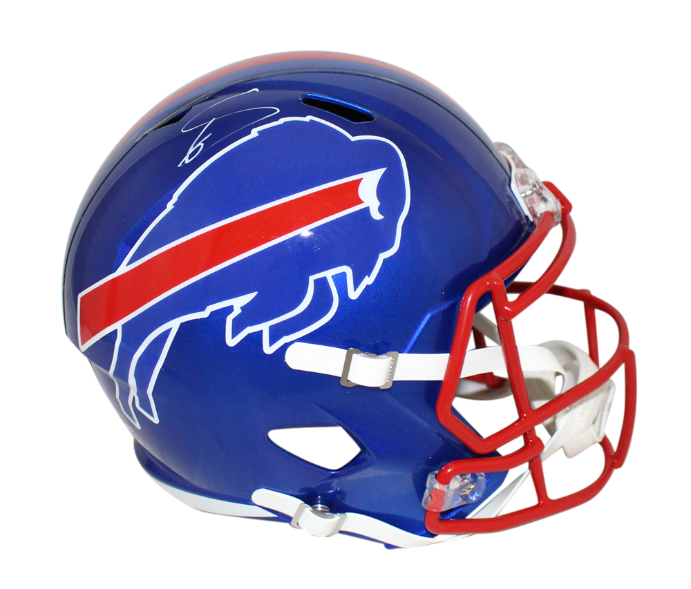 Stefon Diggs Autographed/Signed Buffalo Bills F/S Flash Speed Helmet BAS