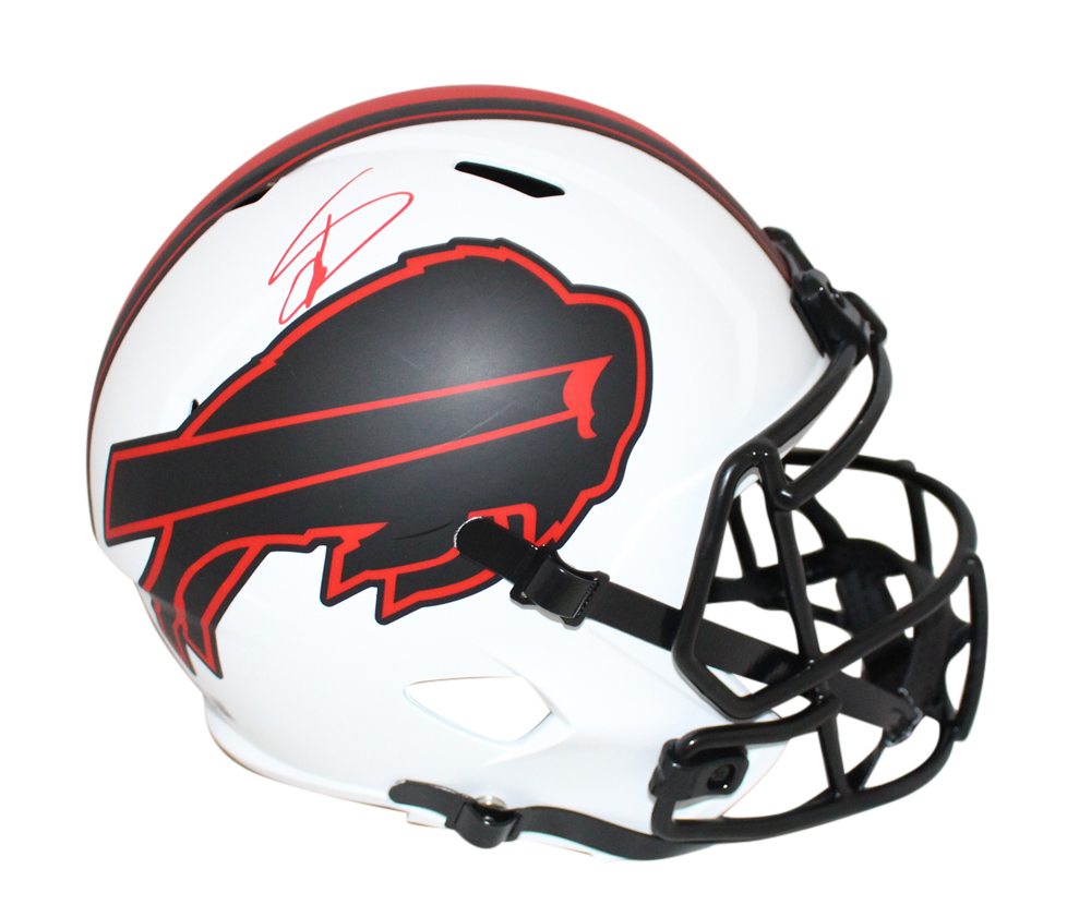 Stefon Diggs Autographed/Signed Buffalo Bills F/S Lunar Speed Helmet BAS