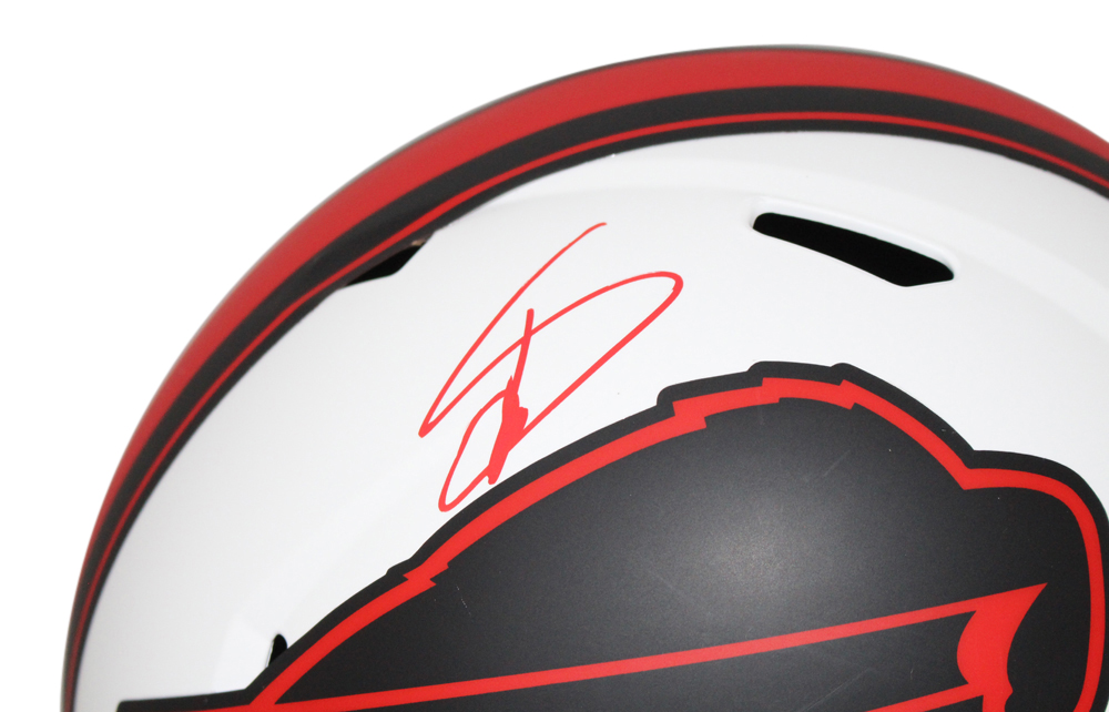 Stefon Diggs Autographed/Signed Buffalo Bills F/S Lunar Speed Helmet BAS