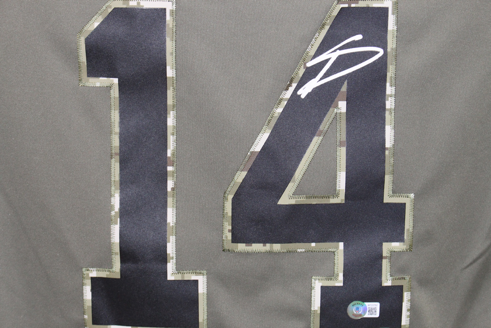 Stefon Diggs Autographed Buffalo Bills Nike Salute XL Jersey Beckett