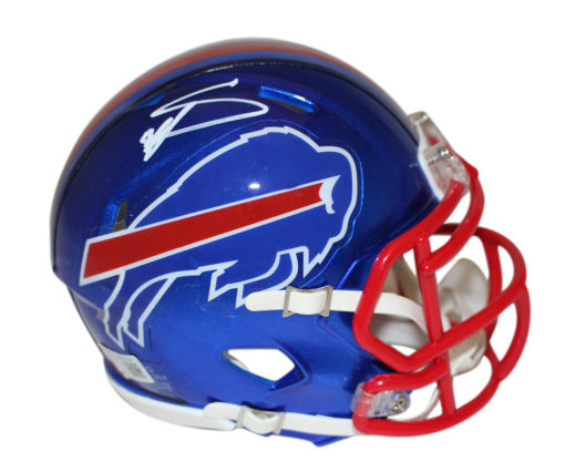 Stefon Diggs Autographed/Signed Buffalo Bills Flash Mini Helmet Beckett