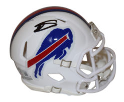 Stefon Diggs Autographed/Signed Buffalo Bills Speed Mini Helmet Beckett