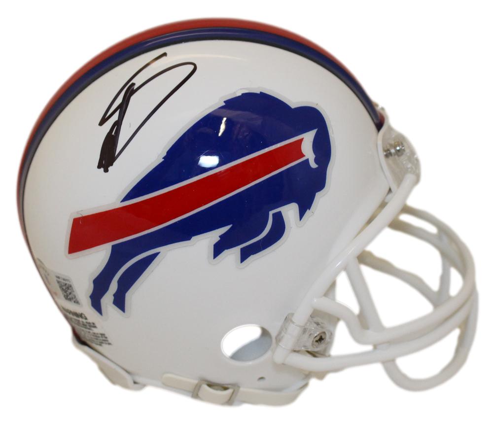 Stefon Diggs Autographed Buffalo Bills VSR4 Mini Helmet Beckett BAS