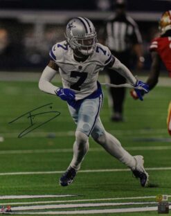 Trevon Diggs Autographed/Signed Dallas Cowboys 16x20 photo Beckett 