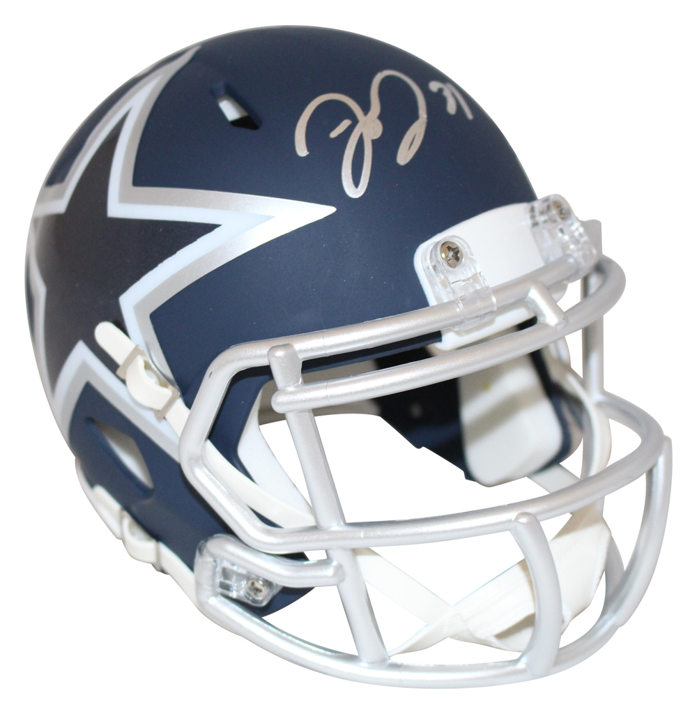 Trevon Diggs Autographed/Signed Dallas Cowboys AMP Mini Helmet JSA 27621