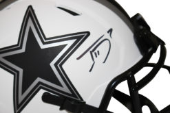 Trevon Diggs Autographed Dallas Cowboys Lunar Mini Helmet JSA