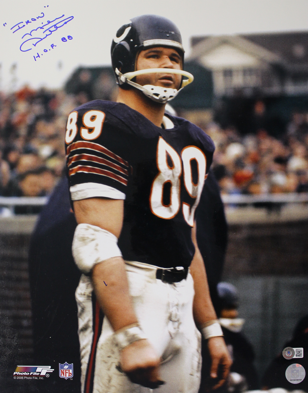 Mike Ditka Autographed Chicago Bears Dry Mounted 16x20 Photo Beckett
