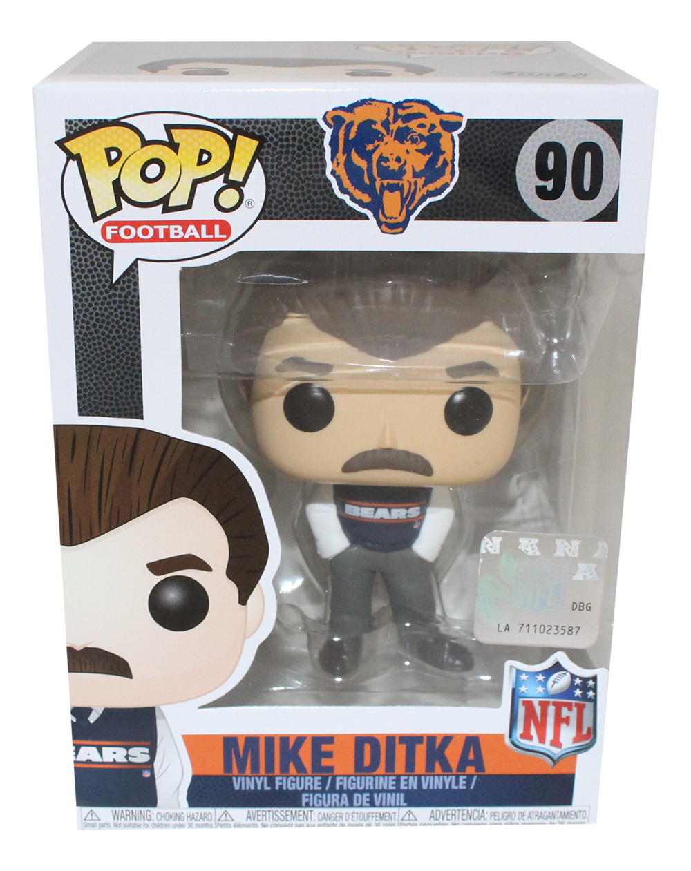 Mike Ditka Chicago Bears Funko Pop! #90 w/ Soft Protector