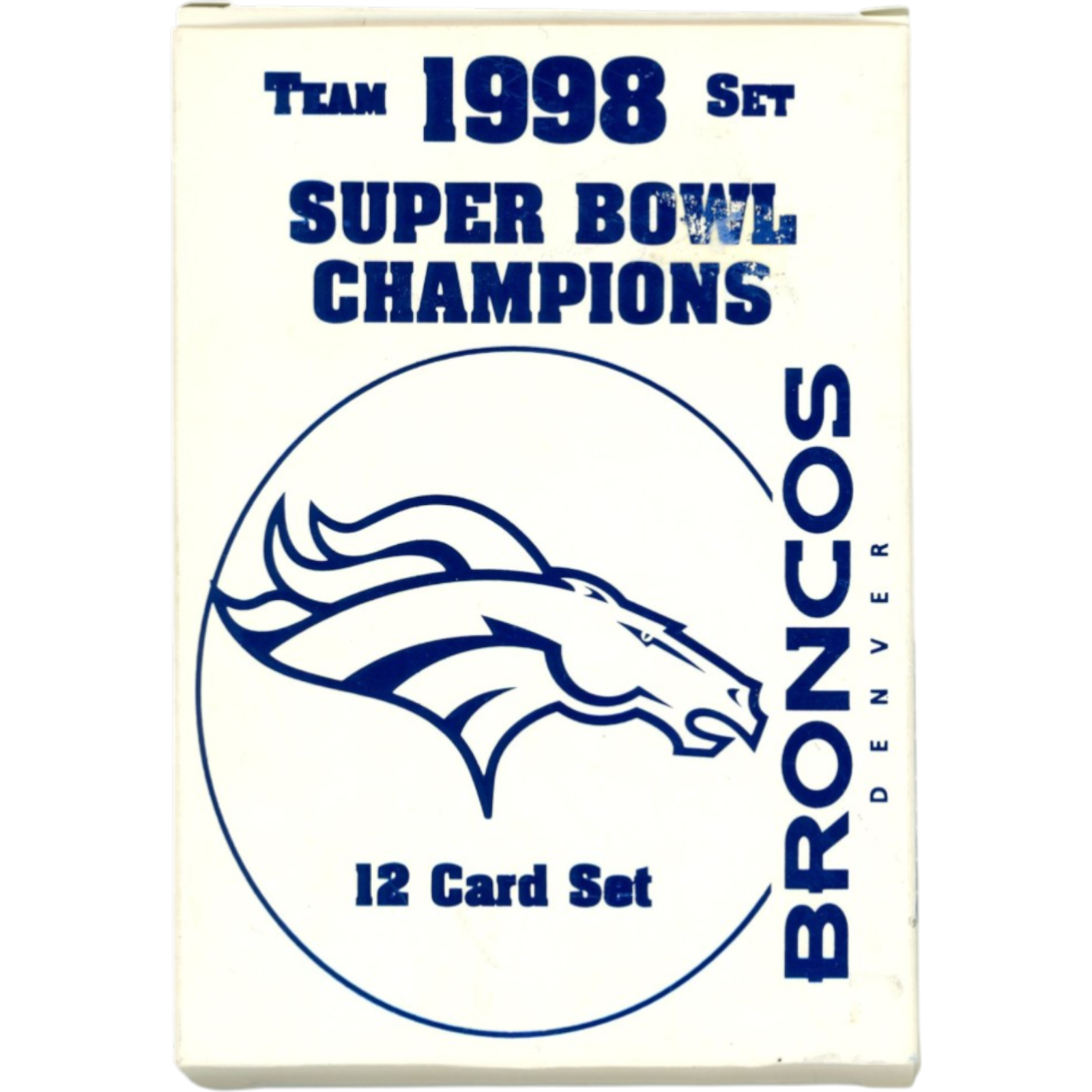 Denver Broncos 1998-99 Upper Deck Jumbo 12 Card Trading Card Set 55115