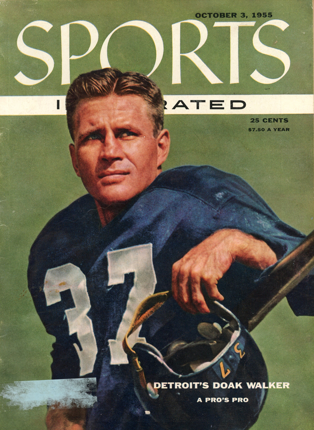 1955 Sports Illustrated Magazine Doak Walker Cover Denver Autographs