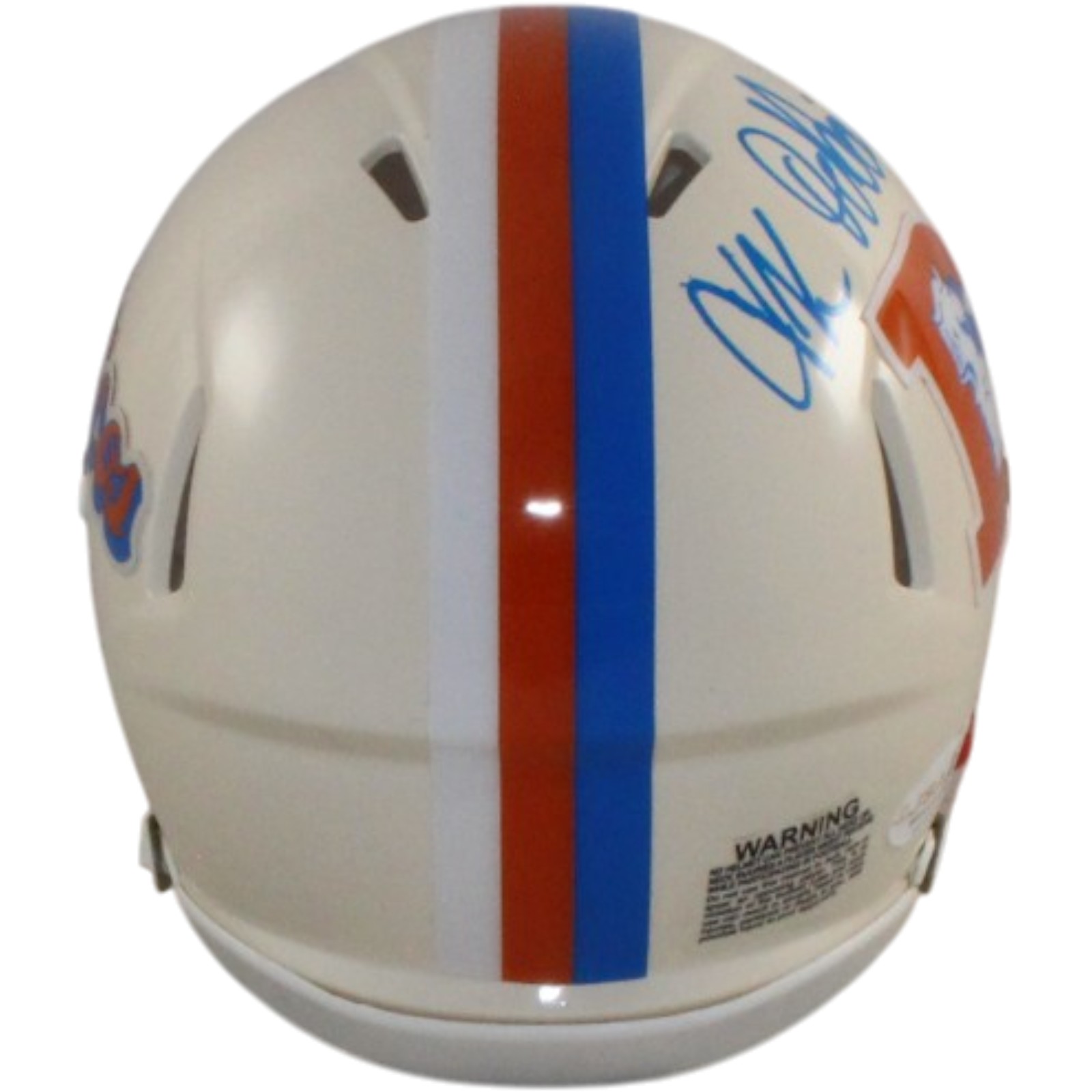 JK Dobbins Autogrraphed/Signed Denver Broncos Retro Mini Helmet JSA 57170 3 JK Dobbins Autogrraphed/Signed Denver Broncos Retro Mini Helmet JSA 57170