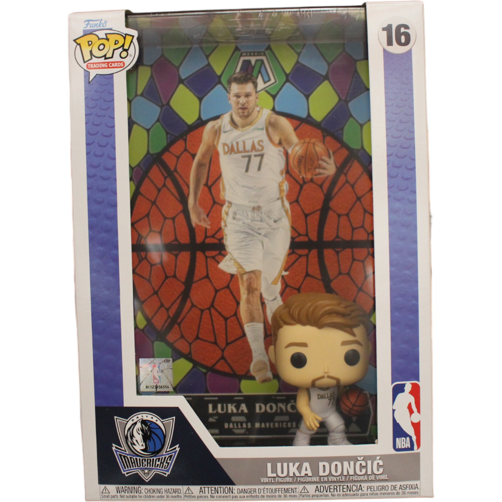 Luka Doncic Dallas Mavericks Funko Pop! #16 Trading Card 39661