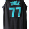Luka Donic Autographed/Signed Dallas Mavericks Black Nike 50 Jersey JSA 24145