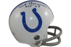 Art Donovan Autographed/Signed Baltimore Colts Mini Helmet TRI 55380