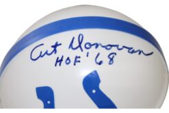 Art Donovan Autographed/Signed Baltimore Colts Mini Helmet TRI 55380