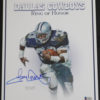 Tony Dorsett Autographed Dallas Cowboys 11.5x9.5 Ring Of Fame Print BAS