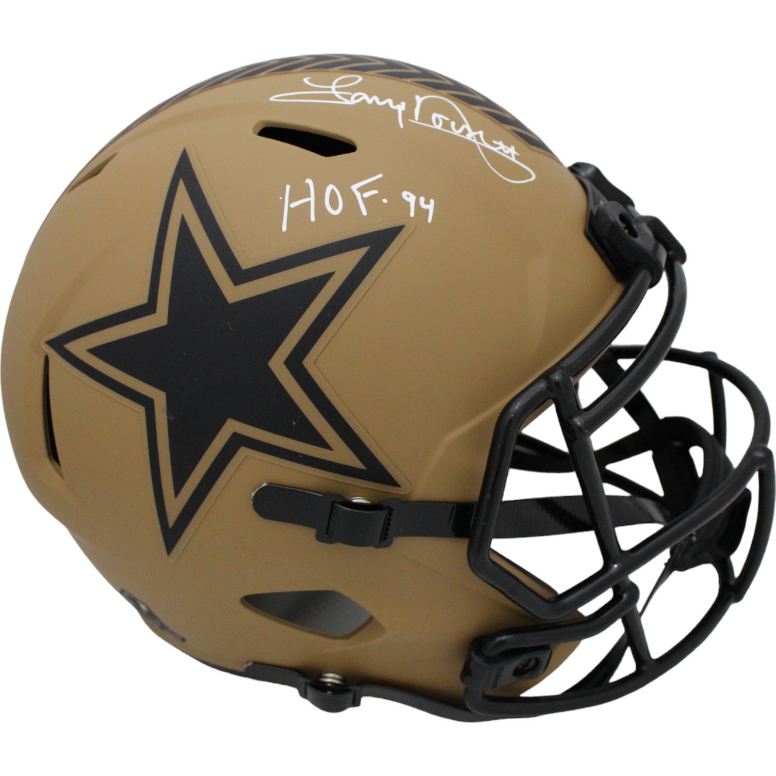 Tony Dorsett Signed Dallas Cowboys 23 Salute Full Size Replica Helmet BAS 45883