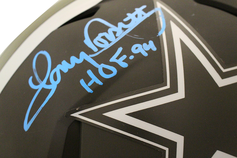 Tony Dorsett Signed Dallas Cowboys Authentic Eclipse Helmet HOF Beckett