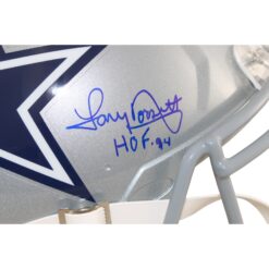 Tony Dorsett Autographed Dallas Cowboys Authentic TB Helmet HOF Beckett 54262