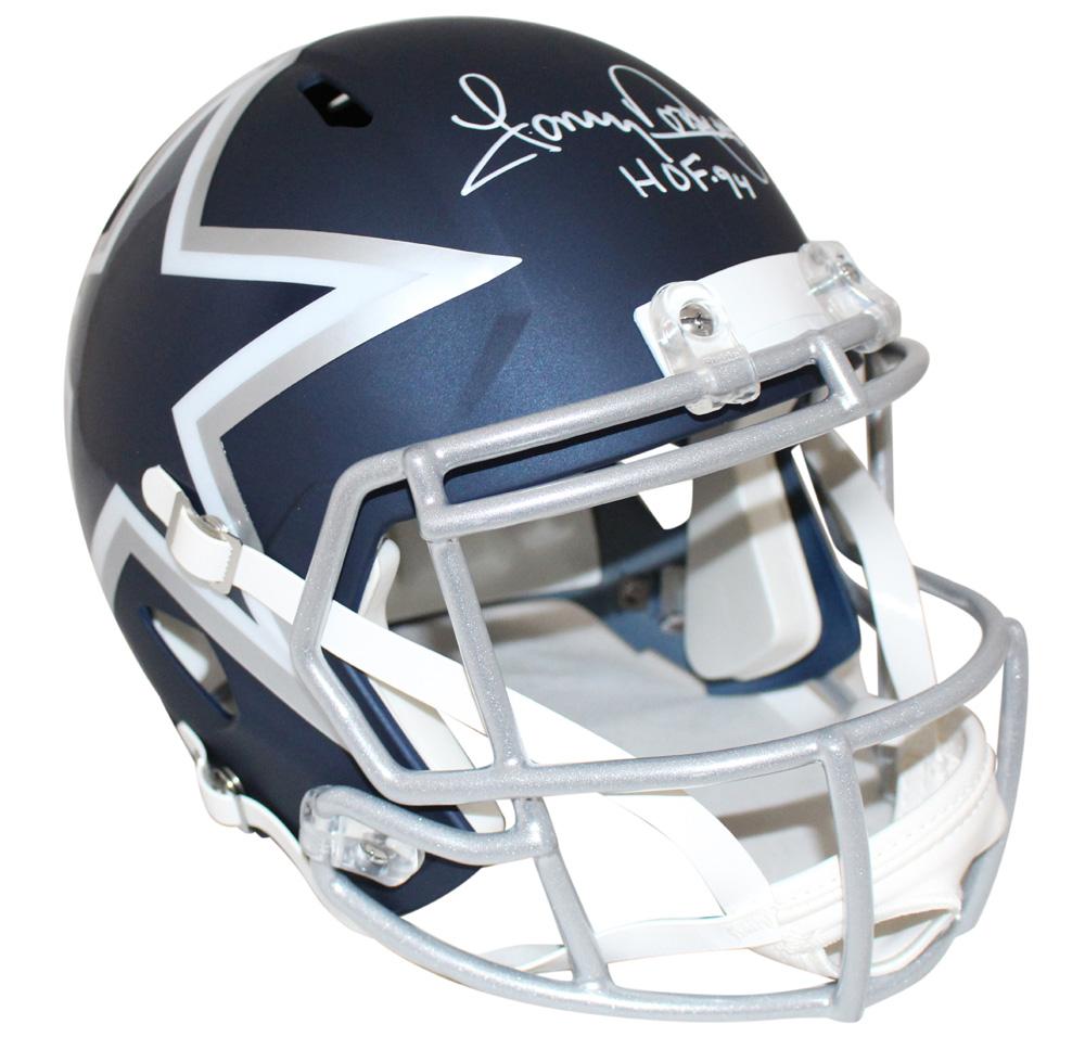 Tony Dorsett Autographed/Signed Dallas Cowboys F/S AMP Helmet HOF BAS 28359