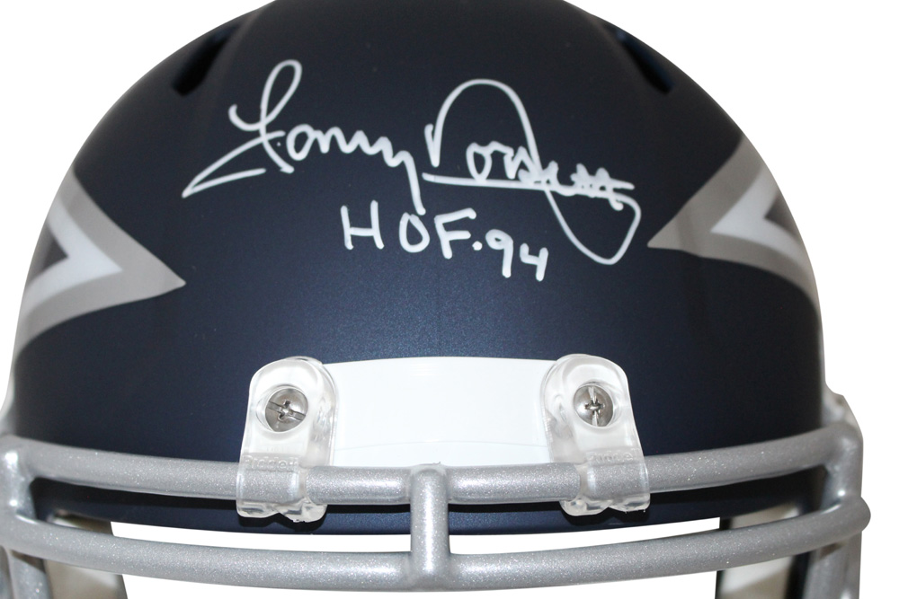 Tony Dorsett Autographed/Signed Dallas Cowboys F/S AMP Helmet HOF BAS 28359